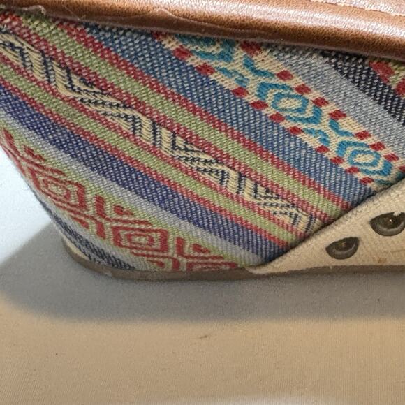 VTG Rampage Womens Y2K Studded Quizzy Platform Wedges Sandals Size 8.5 Going Out - Picture 10 of 10